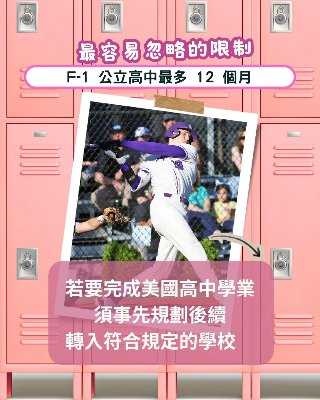 F1美國公立高中交換最多讀幾個月?12個月