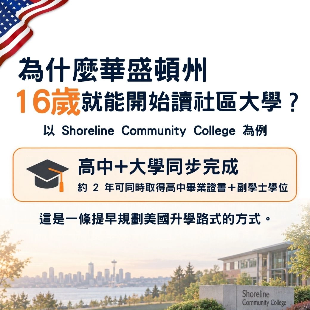 雪蘭社區大學最快約 2 年可完成高中與副學士學位，接下來可轉入4年制大學讀大三、大四