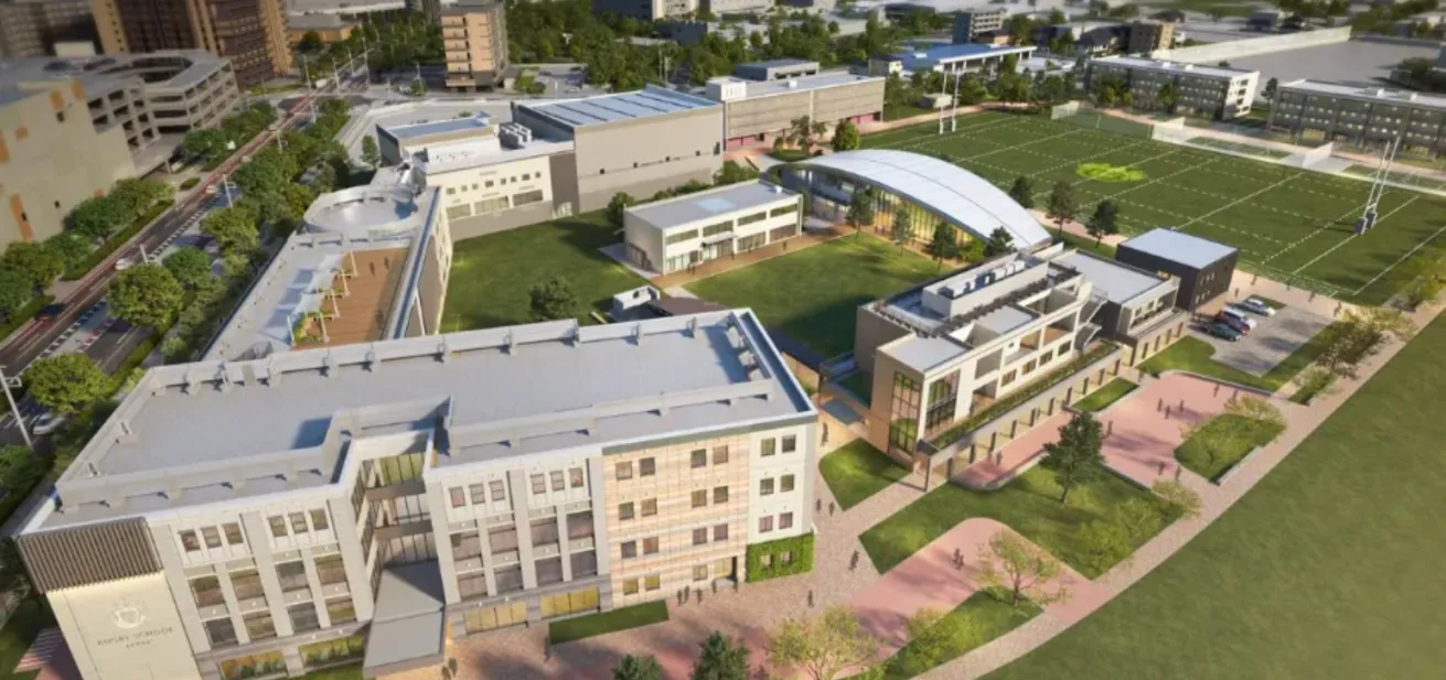 Rugby School 校園 空拍全景